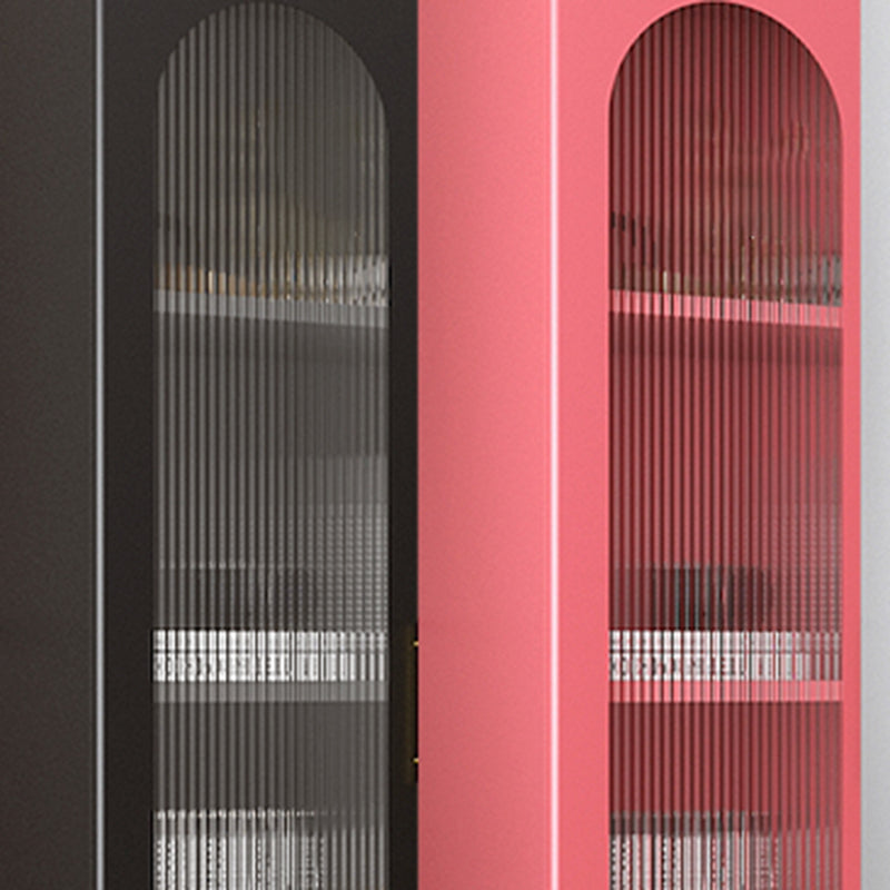 Moderne geschlossene Buchhandelshandel Standard -Metall -Bücherregal mit Regalen