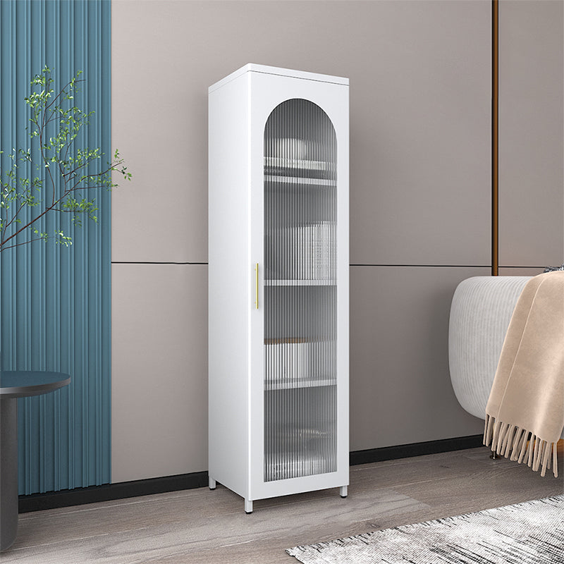 Moderne geschlossene Buchhandelshandel Standard -Metall -Bücherregal mit Regalen