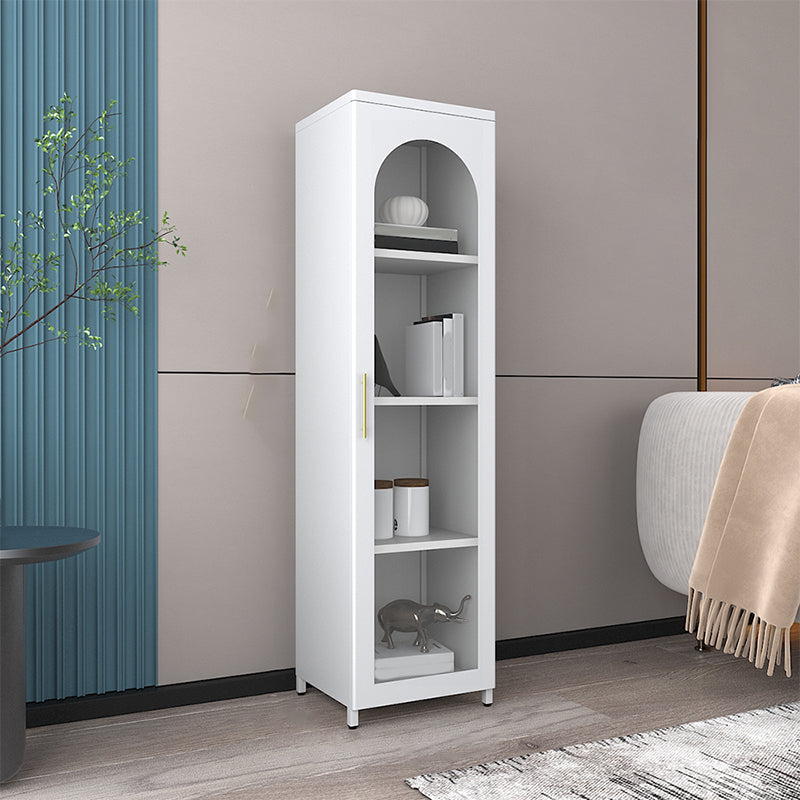 Moderne geschlossene Buchhandelshandel Standard -Metall -Bücherregal mit Regalen