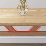 Contemporary Rectangular Wooden Dining Table with Trestle for 2-4 People Clearhalo 'Dining Tables & Seating' 'Dining Tables' 'dining_table' 'furn' 'furn_dining_table' 'Furniture' 'Kitchen & Dining Furniture' 7872805