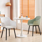 Modern Plastic Dining Room Upholstered Black Leg Dining Chair