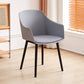 Modern Plastic Dining Room Upholstered Black Leg Dining Chair
