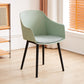 Modern Plastic Dining Room Upholstered Black Leg Dining Chair