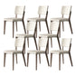 Contemporary Matte Finish Ash Wood Dining Chair for Living Room
