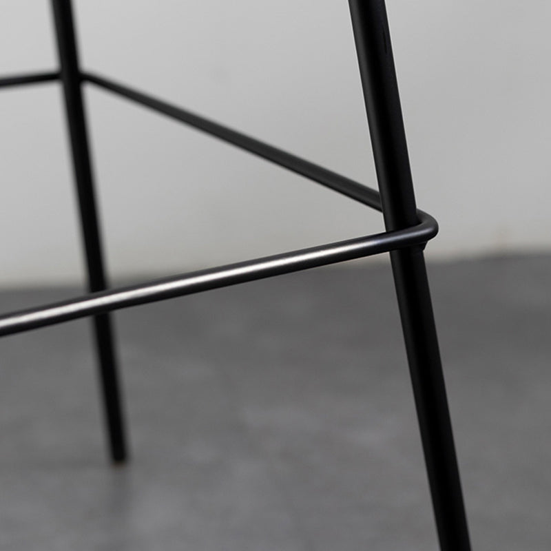 Zeitgenössische, konturierte Sitz im Sitz mit Armless mit Metallbeinen