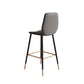 Contemporary  Low Back Counter-height Stool with Upholstered for Living Room