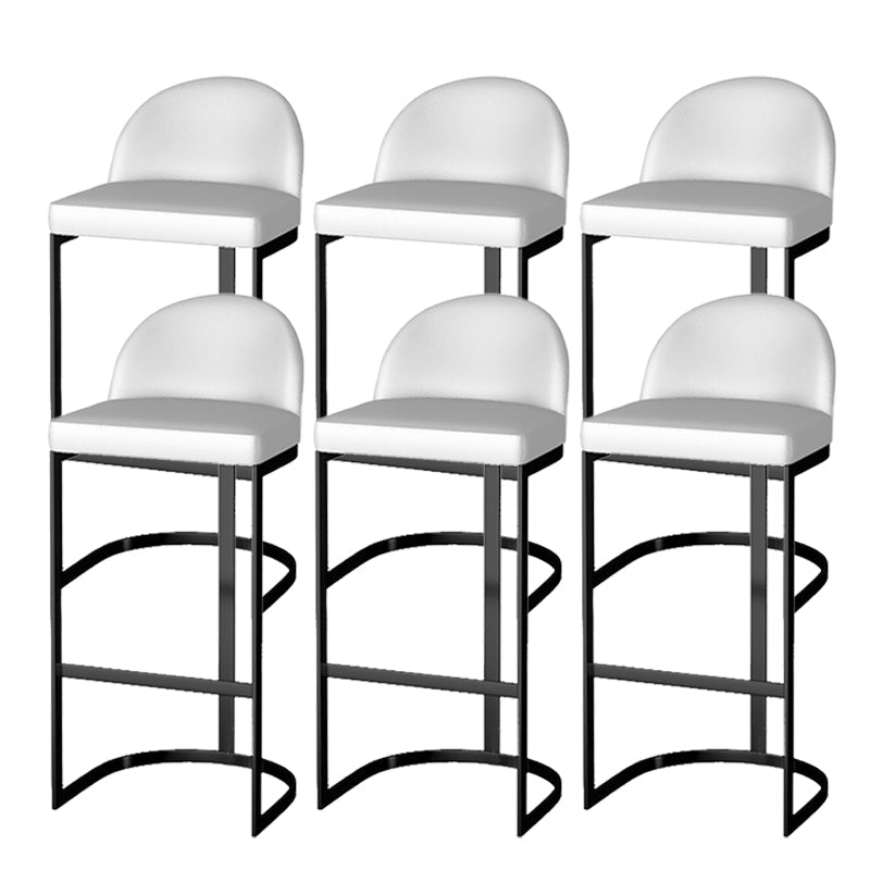 Sgabelli moderni senza intenso a bracciale con imbottitura e metallo per il ristorante