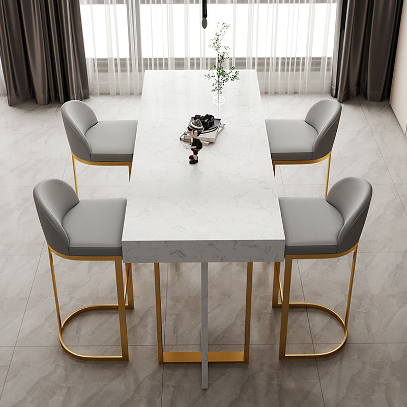 Sgabelli moderni senza intenso a bracciale con imbottitura e metallo per il ristorante