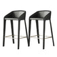 Industrial Indoor Armless Backless Bar Stool with Metal Legs 2 Piece Set Clearhalo 'Bar Furniture' 'Bar Stools' 'bar_stools' 'furn' 'furn_bar_stools' 'Furniture' 'Kitchen & Dining Furniture' 7873815