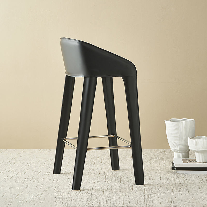 Industrial Indoor Armless Backless Bar Stool with Metal Legs Clearhalo 'Bar Furniture' 'Bar Stools' 'bar_stools' 'furn' 'furn_bar_stools' 'Furniture' 'Kitchen & Dining Furniture' 7873816