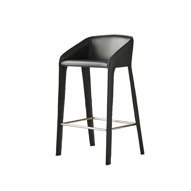 Industrial Indoor Armless Backless Bar Stool with Metal Legs Clearhalo 'Bar Furniture' 'Bar Stools' 'bar_stools' 'furn' 'furn_bar_stools' 'Furniture' 'Kitchen & Dining Furniture' 7873822