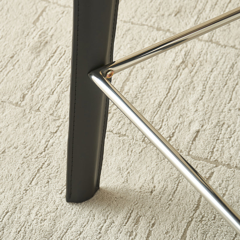 Industrial Indoor Armless Backless Bar Stool with Metal Legs Clearhalo 'Bar Furniture' 'Bar Stools' 'bar_stools' 'furn' 'furn_bar_stools' 'Furniture' 'Kitchen & Dining Furniture' 7873826