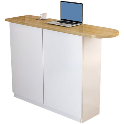 Table à manger contemporaine en bois top bar avec rangement pour le salon