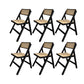 Solid Wood Dining Chairs Modern Style Open Back Home Dining Chairs Black 6 Piece Set Clearhalo 'Dining Chairs' 'Dining Tables & Seating' 'dining_chair' 'furn' 'furn_dining_chair' 'Furniture' 'Kitchen & Dining Furniture' 7875053