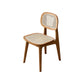 Solid Wood Dining Chairs Modern Style Open Back Home Dining Chairs Tan 1 Piece Clearhalo 'Dining Chairs' 'Dining Tables & Seating' 'dining_chair' 'furn' 'furn_dining_chair' 'Furniture' 'Kitchen & Dining Furniture' 7875055