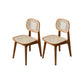 Solid Wood Dining Chairs Modern Style Open Back Home Dining Chairs Tan 2 Piece Set Clearhalo 'Dining Chairs' 'Dining Tables & Seating' 'dining_chair' 'furn' 'furn_dining_chair' 'Furniture' 'Kitchen & Dining Furniture' 7875056