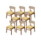 Solid Wood Dining Chairs Modern Style Open Back Home Dining Chairs Cherry Wood 8 Piece Set Clearhalo 'Dining Chairs' 'Dining Tables & Seating' 'dining_chair' 'furn' 'furn_dining_chair' 'Furniture' 'Kitchen & Dining Furniture' 7875074