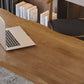 Rectangular Shaped Office Writing Desk Pine with 2 Legs in Brown Clearhalo 'furn' 'furn_office_desk' 'Furniture' 'Office Desks' 'Office Furniture' 'office_desk' 7876439