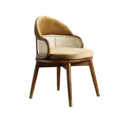 Zeitgenössischer Massivholz Top -Sockel Esstisch für Zuhause