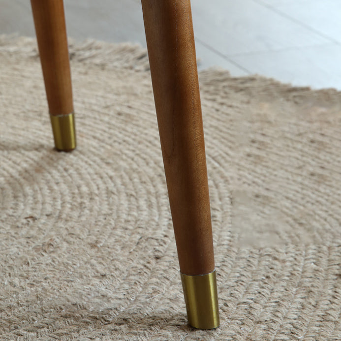 Zeitgenössischer Massivholz Top -Sockel Esstisch für Zuhause