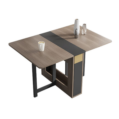 1/3/5 pezzi Forma rettangolare sedia da pranzo contemporanea e set da tavolo