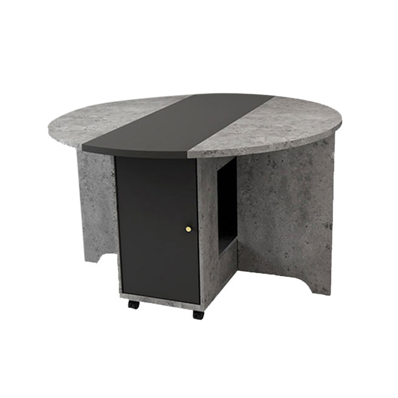 1/3/9 pezzi tavolo da pranzo a forma tondo in legno e set di sedie