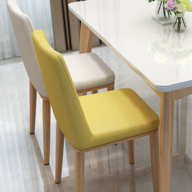 1/5/7 pezzi a forma di rettangolo moderno mobili per mobili da pranzo