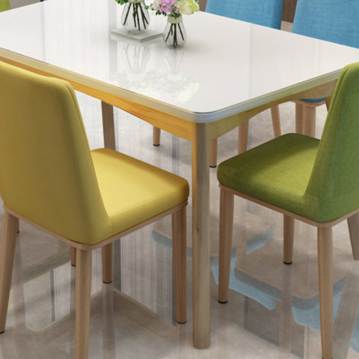 1/5/7 pezzi a forma di rettangolo moderno mobili per mobili da pranzo