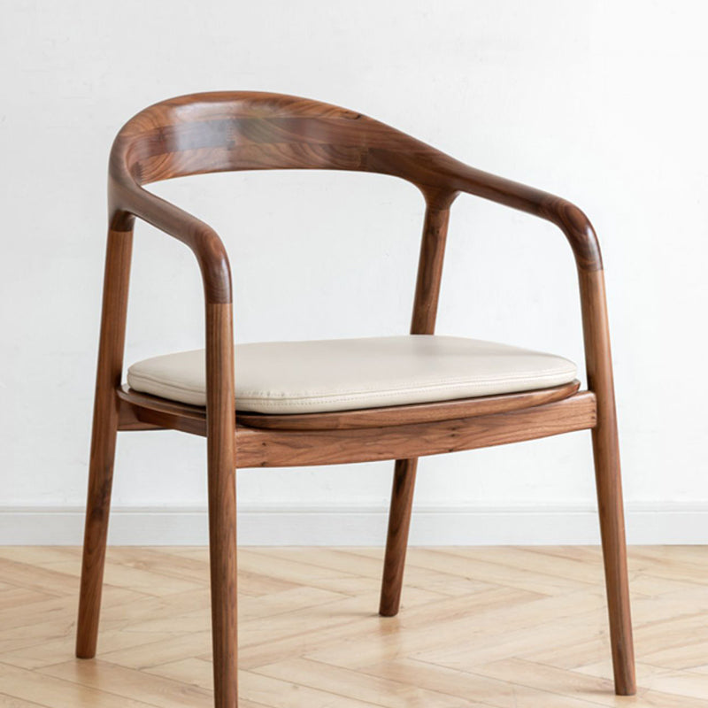 Sedia a braccio posteriore a ginnastica a legna contemporanea (set di 1/2/4/6/8)