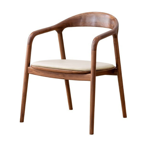 Contemporary Wood Dining Open Back Arm Chair(Set of 1/2/4/6/8) Clearhalo 'Dining Chairs' 'Dining Tables & Seating' 'dining_chair' 'furn' 'furn_dining_chair' 'Furniture' 'Kitchen & Dining Furniture' 7883410