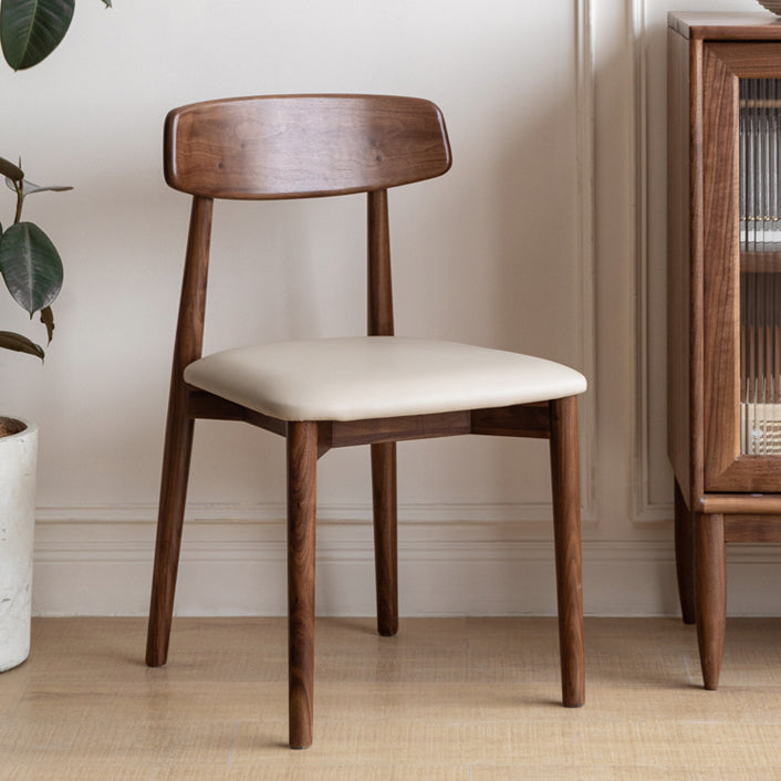 Sedie da pranzo moderne a braccia aperta in legno (set di 1/2/4/6/8)