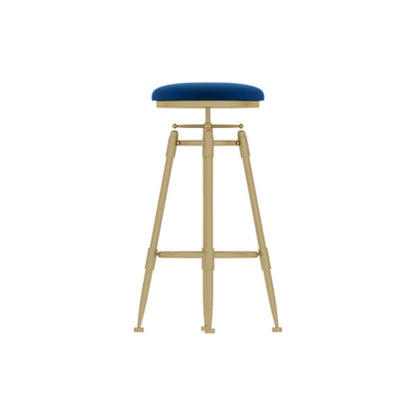 Eigentijdse verstelbare hoogte zwenk ronde barkruk met voetsteun