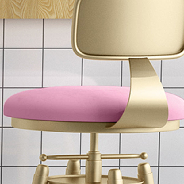 Eigentijdse verstelbare hoogte zwenk ronde barkruk met voetsteun