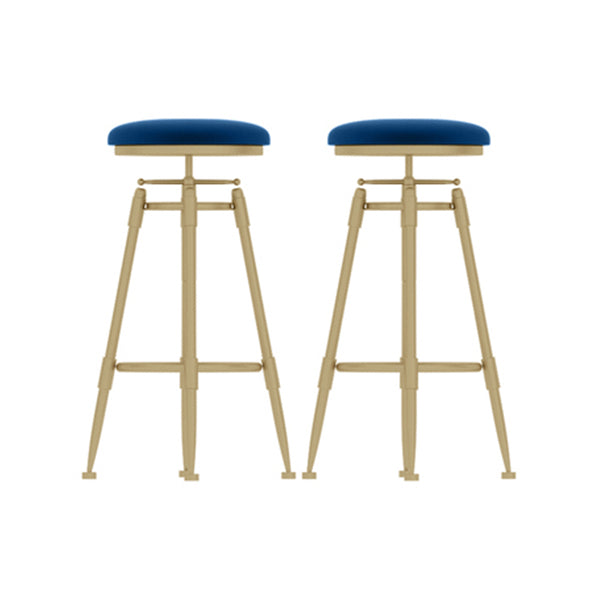 Eigentijdse verstelbare hoogte zwenk ronde barkruk met voetsteun