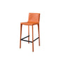 Contemporary Metal Legs Faux Leather Upholstered Living Room Bar Stool Clearhalo 'Bar Furniture' 'Bar Stools' 'bar_stools' 'furn' 'furn_bar_stools' 'Furniture' 'Kitchen & Dining Furniture' 7883928