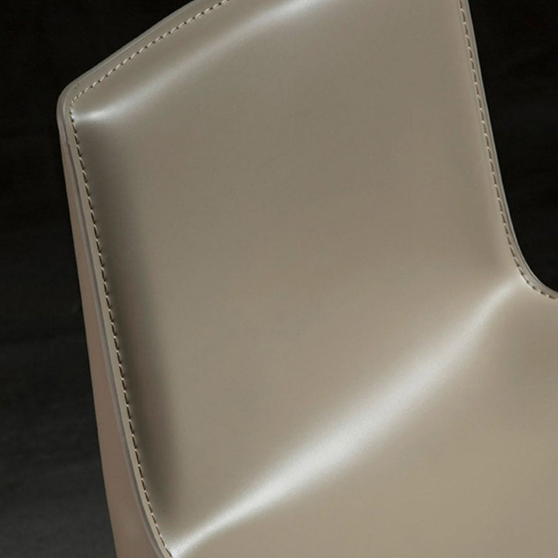 Contemporary Metal Legs Faux Leather Upholstered Living Room Bar Stool Clearhalo 'Bar Furniture' 'Bar Stools' 'bar_stools' 'furn' 'furn_bar_stools' 'Furniture' 'Kitchen & Dining Furniture' 7883930