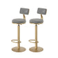 Glam Armless Counter Height Stools with Footrest for Restaurant