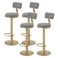 Glam Armless Counter Height Stools with Footrest for Restaurant