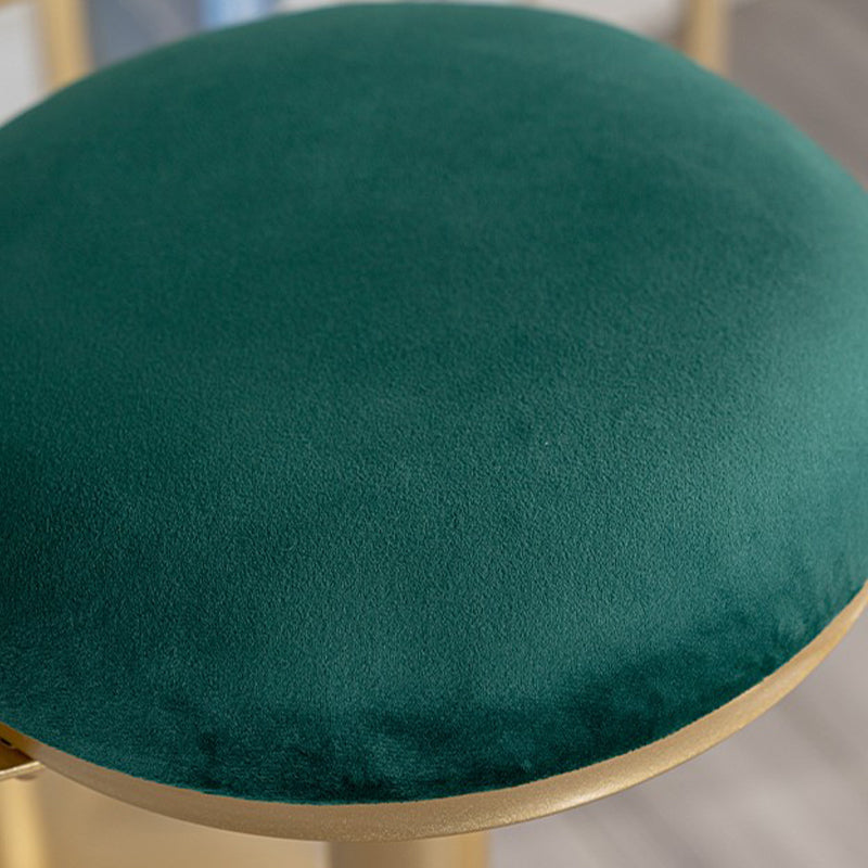 Glam Armless Counter Height Stools with Footrest for Restaurant