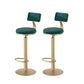 Glam Armless Counter Height Stools with Footrest for Restaurant