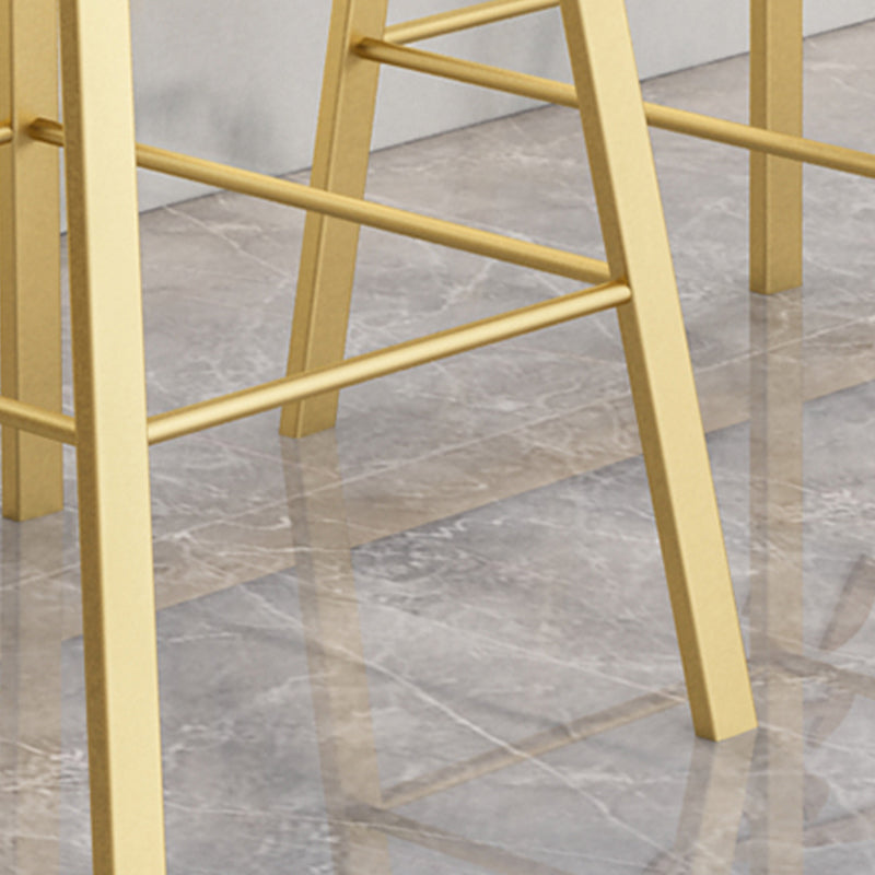 Indoor Contemporary Plastic Bucket Seat Bar Stool with Footrest Clearhalo 'Bar Furniture' 'Bar Stools' 'bar_stools' 'furn' 'furn_bar_stools' 'Furniture' 'Kitchen & Dining Furniture' 7883994