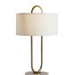 Drum Task Lighting Modernist Fabric 1 Head 13"/15" Wide White Table Lamp with Marble Base Clearhalo 'Lamps' 'Table Lamps' Lighting' 7E03DD6F-025D-4086-9BCE-65435EDE90A3