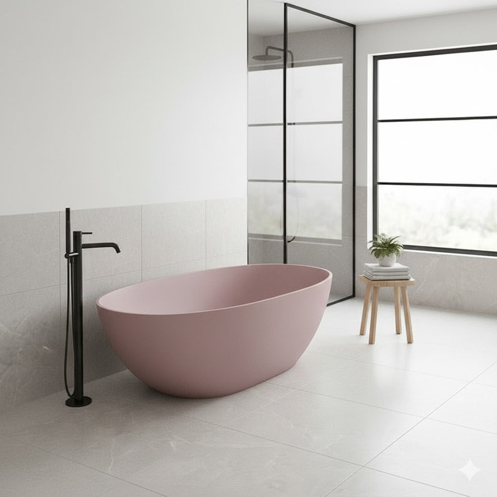 Soaking Antique Finish Bathtub Stand Alone Modern Oval Bath Tub Clearhalo 'Bathroom Remodel & Bathroom Fixtures' 'Bathtubs' 'Home Improvement' 'home_improvement' 'home_improvement_bathtubs' 'Showers & Bathtubs' IMG-9891