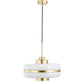 Drum Pendant Light Fixture Postmodern White Glass 1 Light Bedroom Hanging Ceiling Light Clearhalo 'Ceiling Lights' 'Glass shade' 'Glass' 'Modern Pendants' 'Modern' 'Pendant Lights' 'Pendants' Lighting' O1CN016ei8e71RZIZHty2ms__2213034072125-0-cib