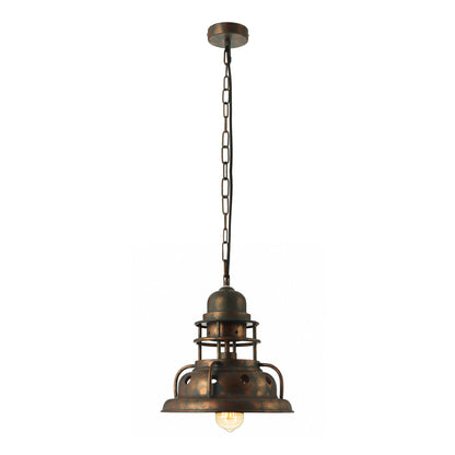 1 Light Truncated Shade Pendant Light Industrial Painted Oxidized Copper Metal Hanging Lamp Bronze Clearhalo 'Art Deco Pendants' 'Cast Iron' 'Ceiling Lights' 'Ceramic' 'Crystal' 'Industrial Pendants' 'Industrial' 'Metal' 'Middle Century Pendants' 'Pendant Lights' 'Pendants' 'Tiffany' Lighting' O1CN01XQuAY51kwB5dQVHHt__2217551744747-0-cib