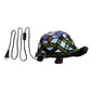 Turtle Night Lighting Mediterranean Stained Art Glass 1 Head Green Table Lamp for Bedroom Clearhalo 'Lamps' 'Table Lamps' Lighting' O1CN01Yv1Bdy1H0MJJT9TRT__2597960695-0-cib
