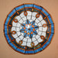 Bowl Flush Ceiling Lights 1 Light Stained Art Glass Mediterranean Flush-Mount Light Fixture Clearhalo 'Ceiling Lights' 'Close To Ceiling Lights' 'Close to ceiling' 'Flush mount' Lighting' O1CN01mf0qLY1g4oeHWr4h1__2838214089-0-cib