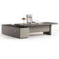 Modern L-Shape Office Desk with Storage and Cabinet Executive Desk