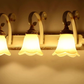 1/2/3-Head Flower Vanity Light Fixture Colonial Style Gold Opal Glass Wall Mounted Lamp for Bathroom 3.0 Gold Clearhalo 'Vanity Lights' 'Wall Lights' Lighting' ScreenShot_2026-01-27_172908_685
