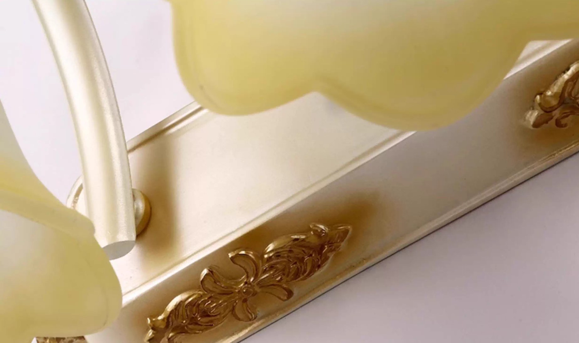 1/2/3-Head Flower Vanity Light Fixture Colonial Style Gold Opal Glass Wall Mounted Lamp for Bathroom Clearhalo 'Vanity Lights' 'Wall Lights' Lighting' ScreenShot_2026-01-27_172936_127